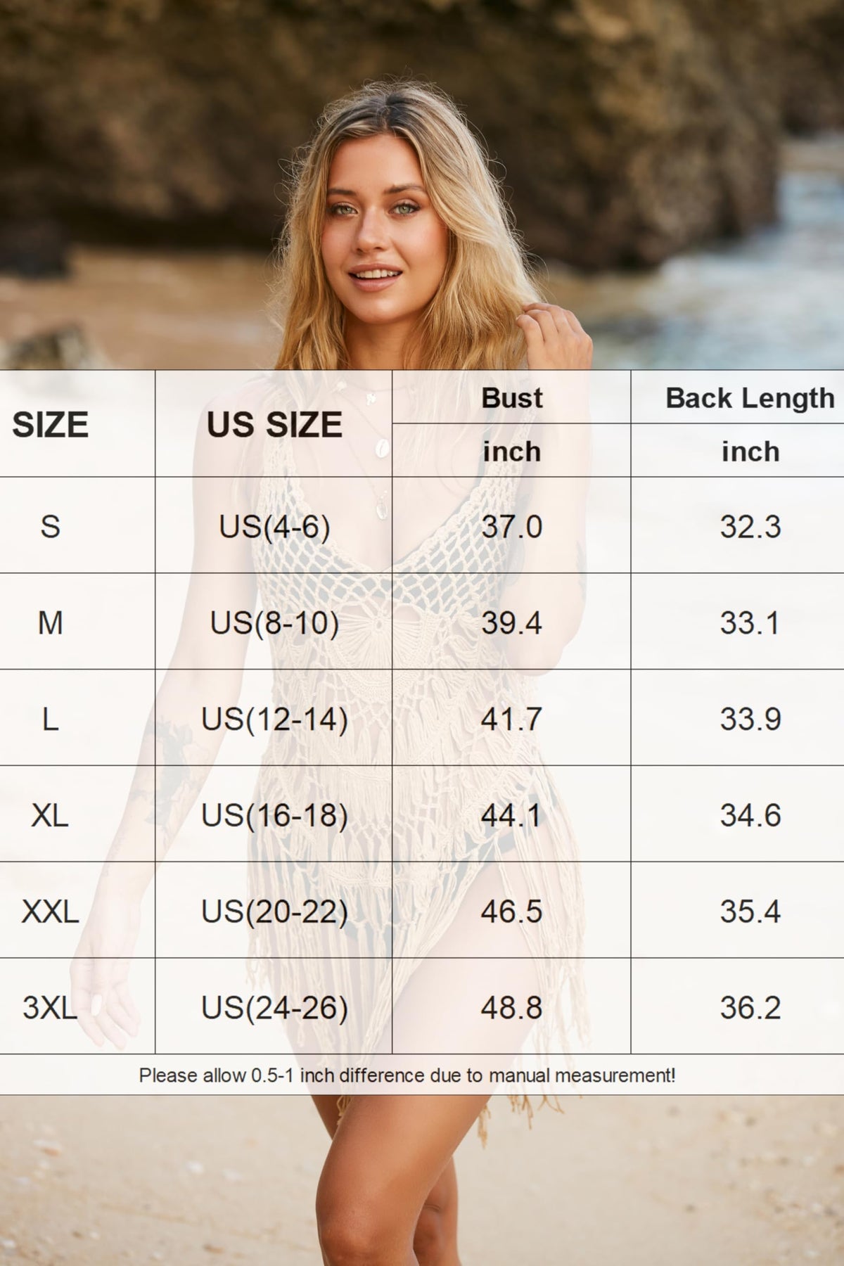 Ekouaer Women Beach Swimsuit Coverups 2026 Crochet Bikini Bathing Suit Cover Up Sexy Vacation Outfits Swimwear Dress Black