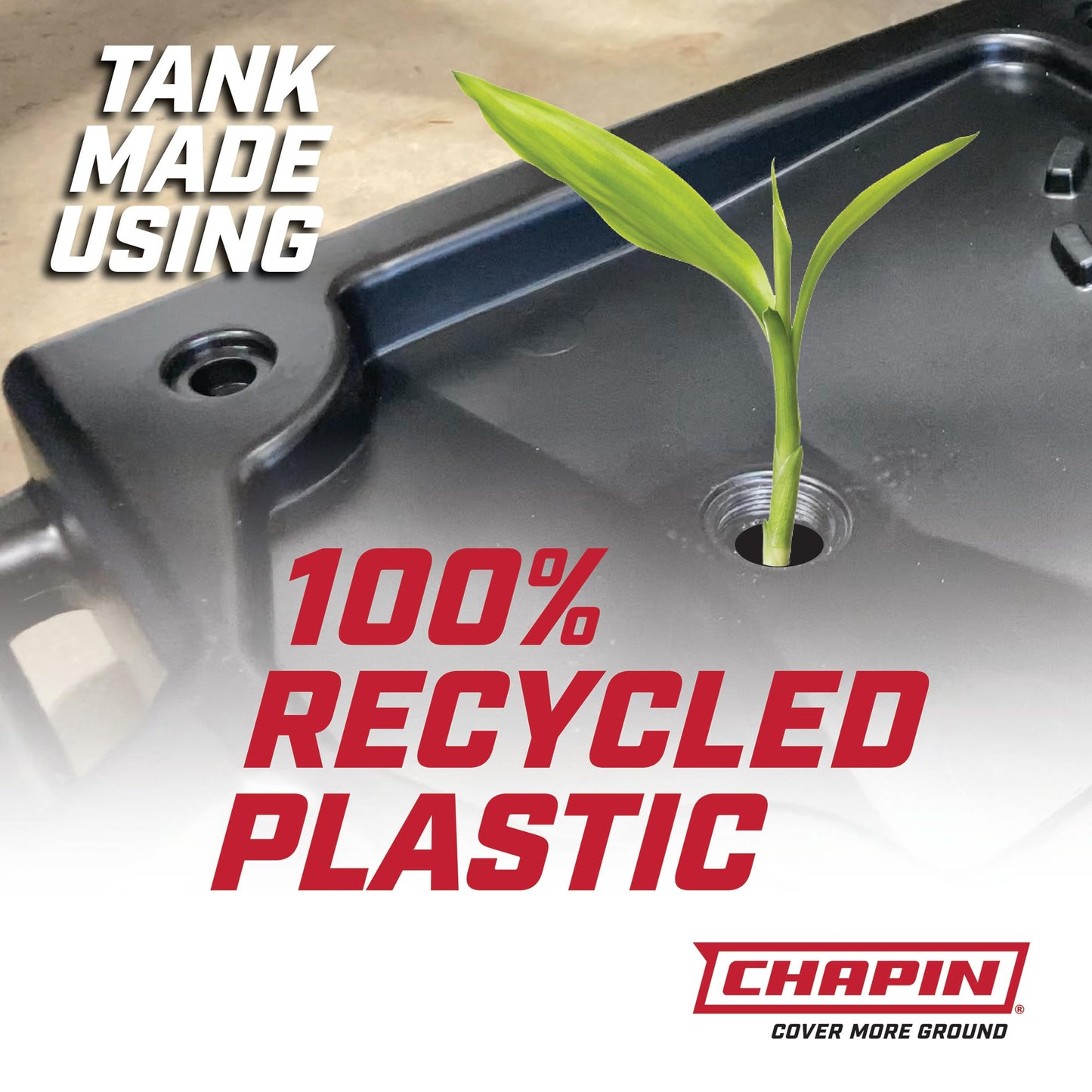 Chapin 78005 Oil Drain Pan, 12‑Quart Low‑Profile Automotive Drain Container, Recycled Polymer Construction, Large Splash‑Free Target Area & Built‑In Carry Handles for Easy Oil & Coolant Changes
