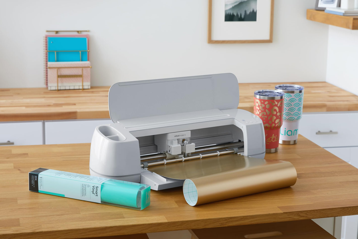 Cricut Smart Permanent Vinyl, Matte Metallic (Champagne) | 3-Pack of 3ft Rolls (13"x36") - Matless Cutting up to 12ft - Compatible with Maker & Explore Machines