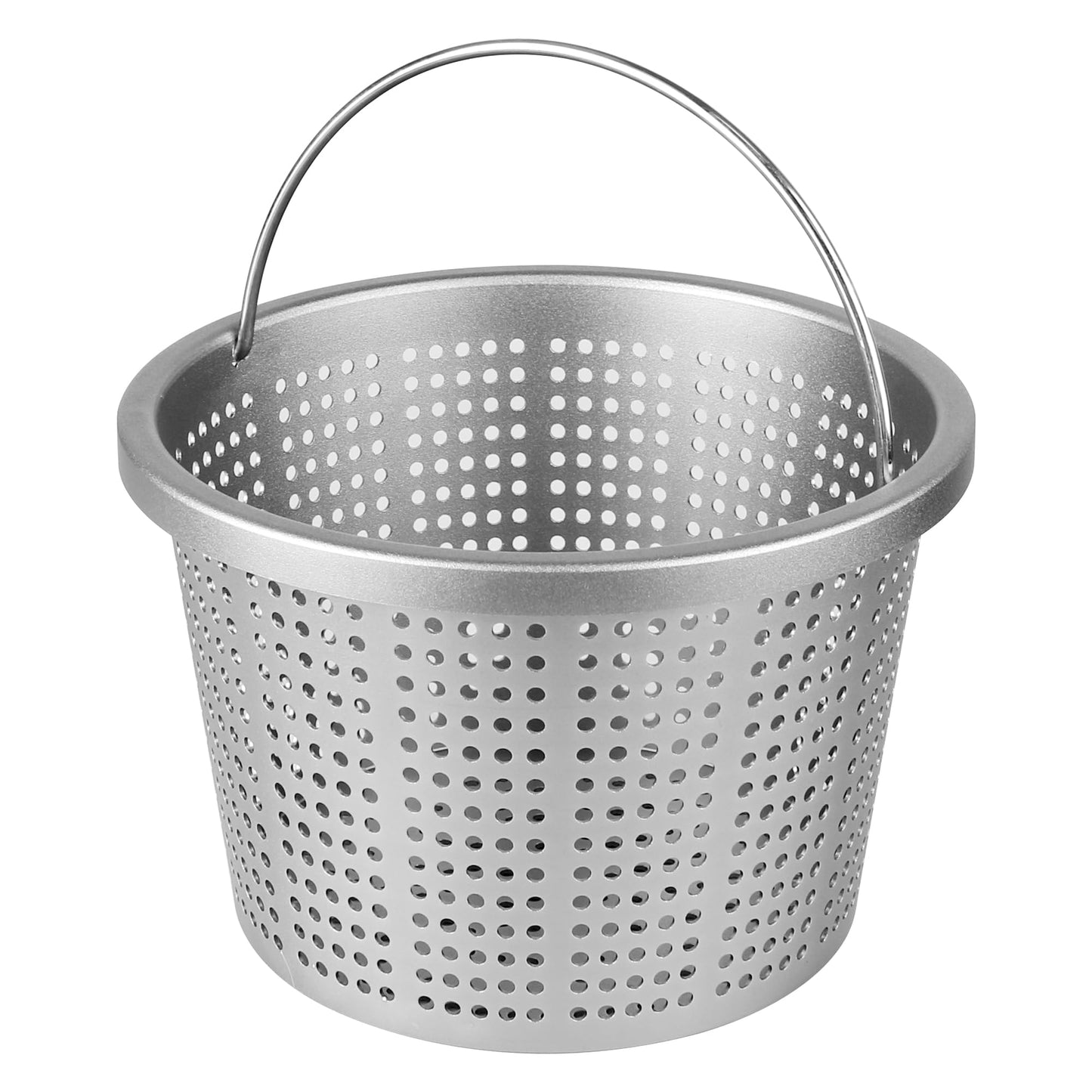 BOUYAO 8" Inground Pool Skimmer Basket - Upgrade Aluminum Strainer Basket with Handle | for Pentair U-3, Hayward SP1070 | Direct Replacement 08650-0007 & SPX1070E Universal Filter Baskets