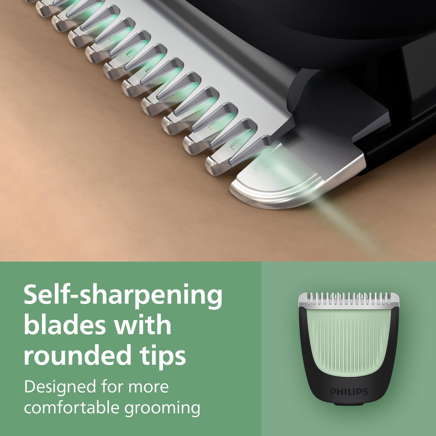 Philips Norelco All-in-One 3000 Series 13 in 1 Trimmer, Beard Styler & Men's Hair Clipper, 9 Length Settings & Self-Sharpening Skin-Friendly Blades, MG3919/50