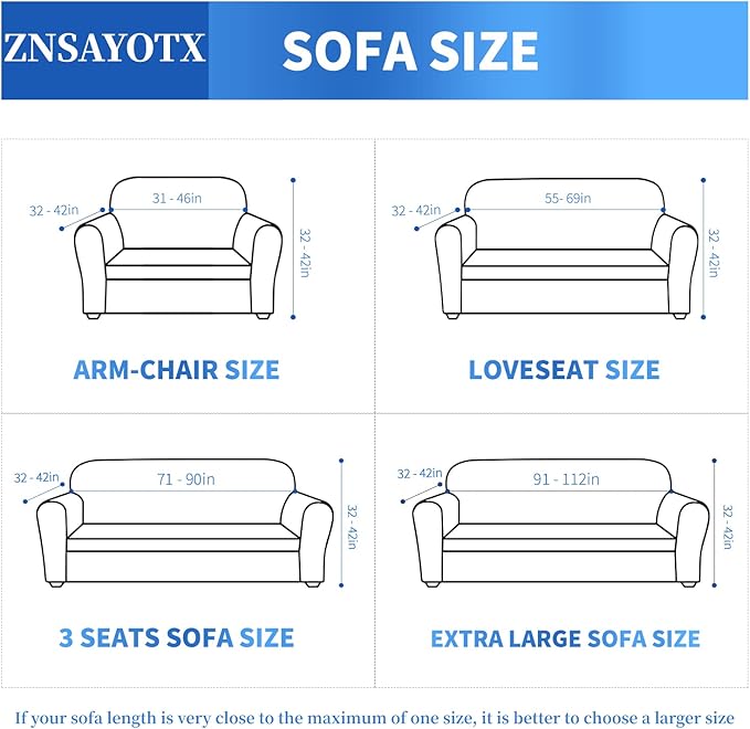 ZNSAYOTX 1 Piece Jacquard Couch Covers for 2 Cushion Couch High Stretch Loveseat Slipcover for Pets Dogs Anti Slip Love Seat Sofa Slipcover Furniture Protector (Loveseat, Dark Coffee)