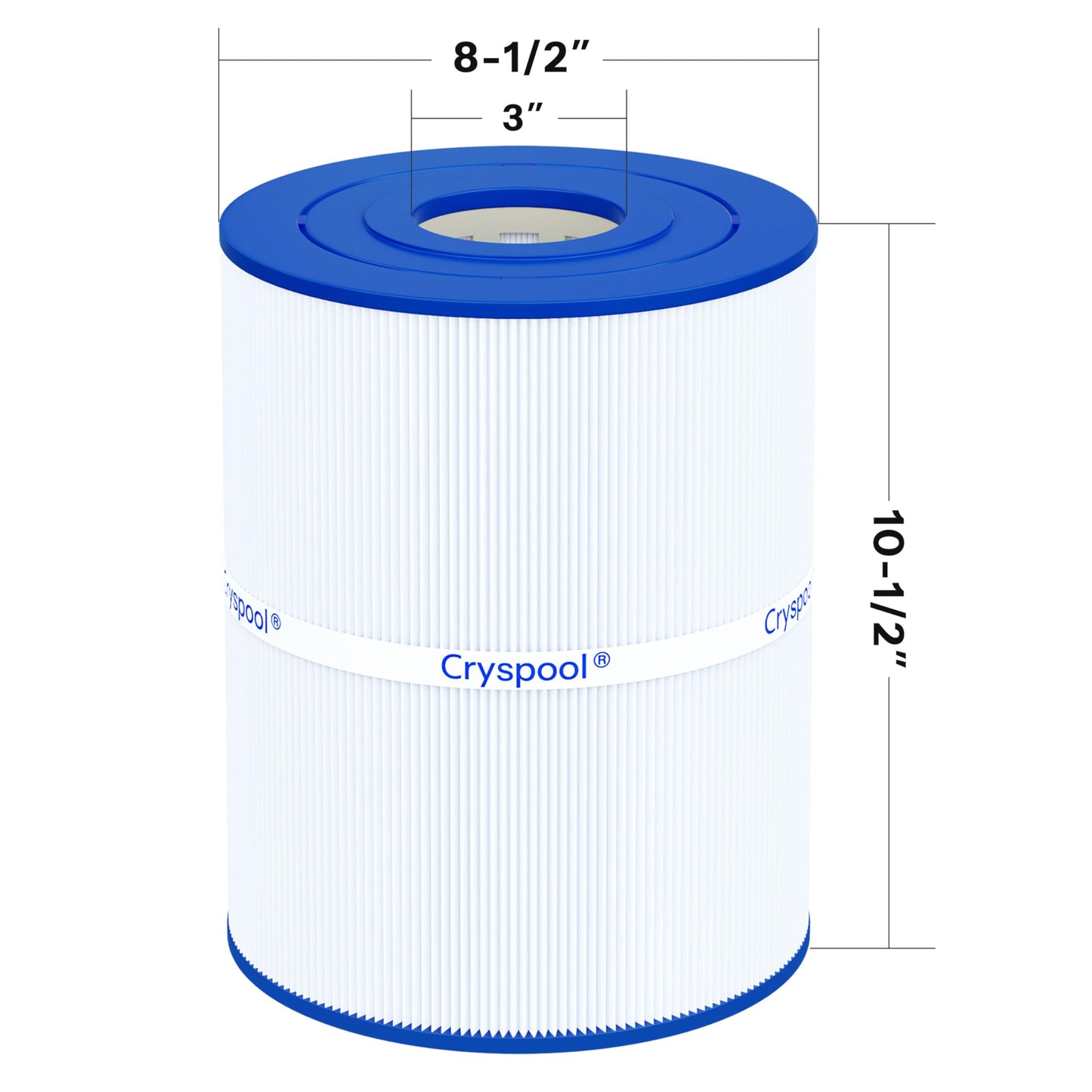 Cryspool® pwk65 Compatible with Watkins 31114, Hot Spot spa Filter, C-8465, FC-3960, 71827, 71828, Watkins 65 sq.ft hot tub Filter, 2 Pack