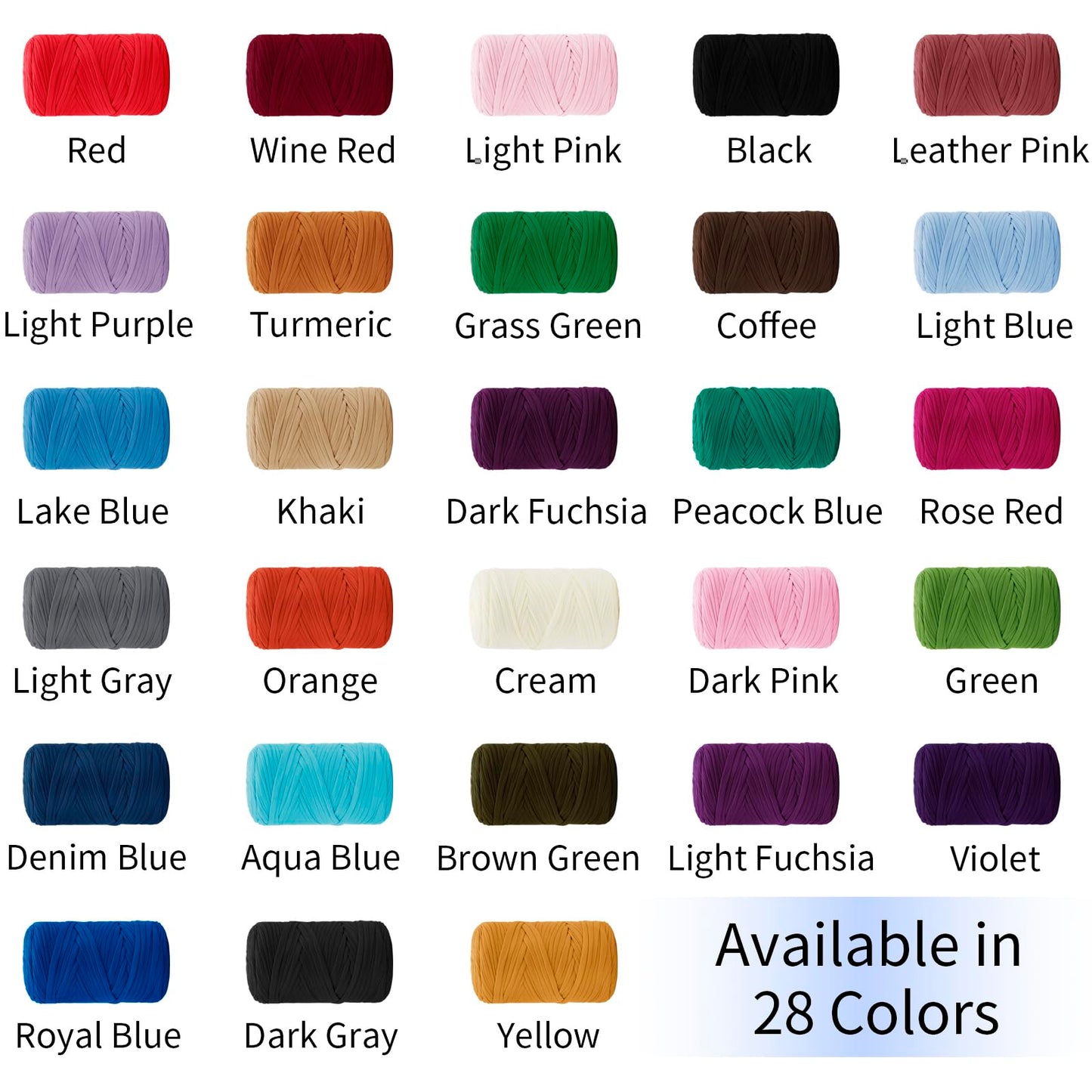 JeogYong T-Shirt Yarn, 400g/131 Yards Elastic Fabric Crochet Cloth T Shirt Yarn, Thick Hand Knitting Polyester Fabric Ribbon for Crocheting Bags/Baskets/Rugs, Home Decor, DIY Crafts (Royal Blue)