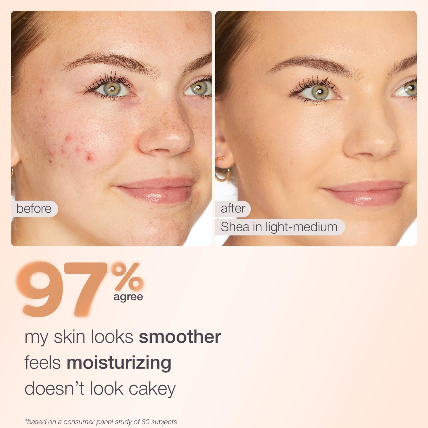 tarte BB blur tinted moisturizer Broad Spectrum SPF 30 – Medium Buildable Coverage with Natural Lightweight Matte Finish, Vegan & Cruelty-Free, full size, deep