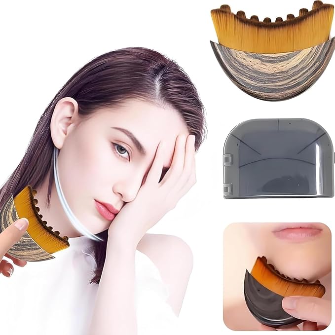 Lymphatic Contour Face Brush,Lymphatic Face Brush,Lymphatic Drainage Brush,Dry Brush,Neck,Chin & Face Sculpting,Anti-Puffiness,Gua Sha & Improves Skin Glow,Skin Care Massage Tools.
