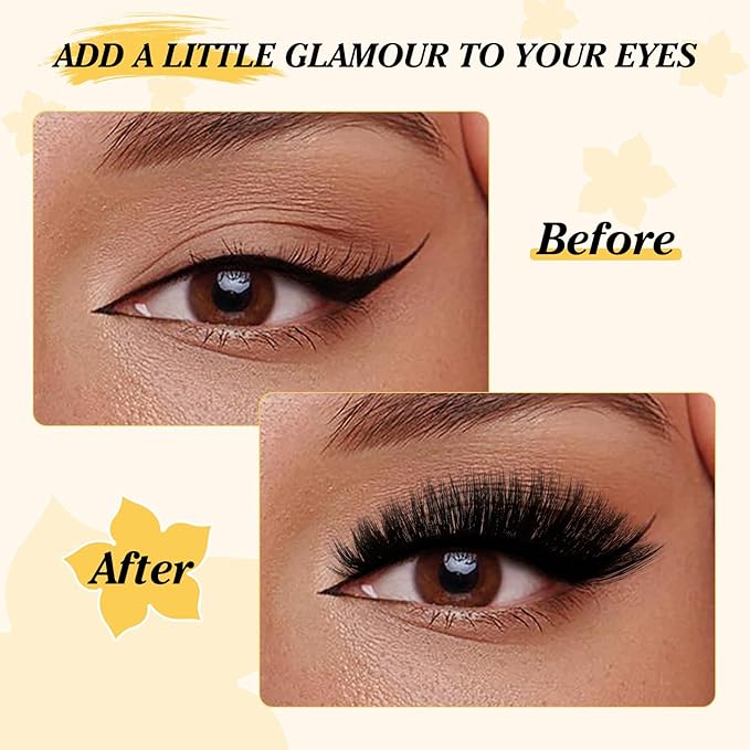 QUEWEL Lash Clusters Kit, 320Pcs 100D Lash Cluster Eyelash Extensions Mix 12-18mm 3D Eyelash Clusters with Lash Bond and Seal and Lashes Tweezers Easily Create 3D Lashes Clusters at Home(100D Kit)