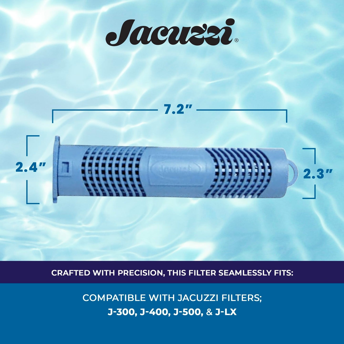 Jacuzzi ProClear Mineral Spa Sanitizer Cartridge – 2890-185, Hot Tub Mineral Cartridge for J-300, J-400 & J-500 Series, Easy-to-Install Design Supports Balanced Water and Reduced Chemical Use