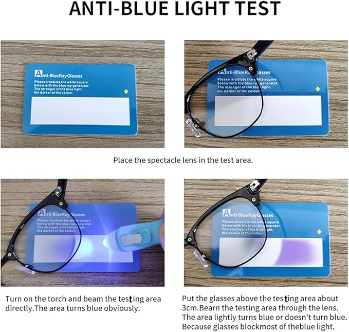 Half frame Retro Semi Rimless Photochromic Lens Glasses Blue Blocking Eyewear For Men Women (3 Pack Reading 1.25 X)