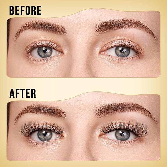 QUEWEL Lash Clusters 320Pcs Cluster Lashes 20D D Curl Lash Cluster Eyelash Extensions Mix12-18mm Individual Eyelashes Clusters Wispy Lash Clusters Thin Band Soft to Use at Home(20D D Mix12-18)