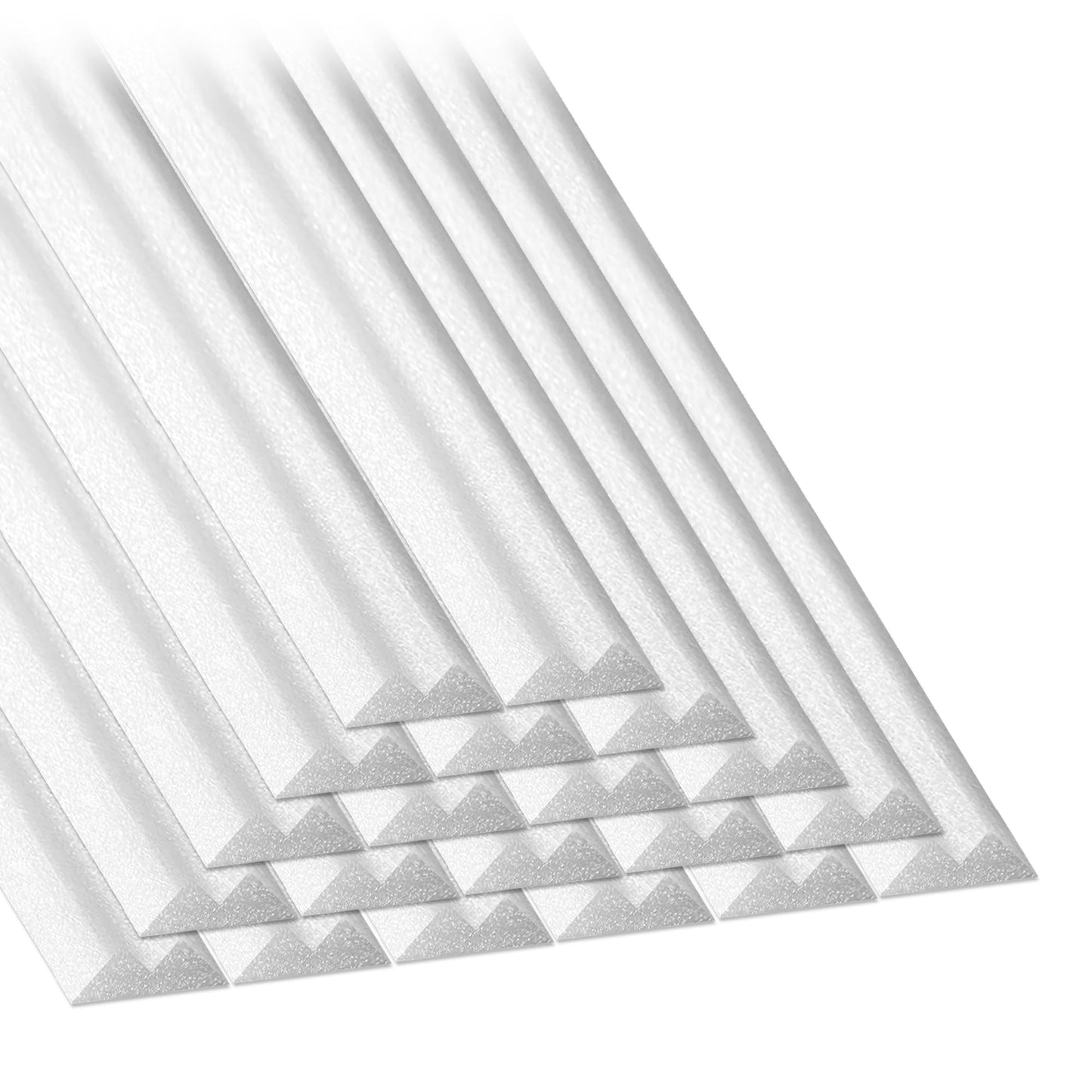 Desunqin 46.5" 20PCS Peel and Stick Pool Cove for 24' Round Above Ground Pool, Closed Cell Foam Peel and Stick Above Ground Pool Cove with Adhesive Backing, Protect Pool Liner, Prevents Excess Wear