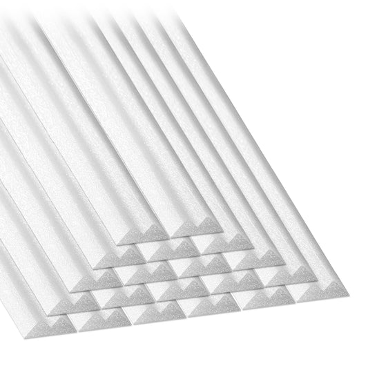 Desunqin 46.5" 20PCS Peel and Stick Pool Cove for 24' Round Above Ground Pool, Closed Cell Foam Peel and Stick Above Ground Pool Cove with Adhesive Backing, Protect Pool Liner, Prevents Excess Wear