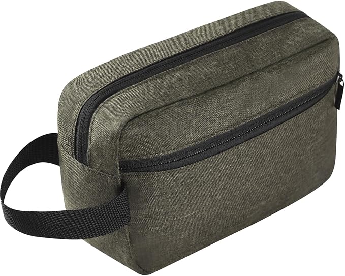 Travel Toiletry bag Toiletry bag for women men Hanging Cosmetic bag Travel accessories for Women Men (Deep green)