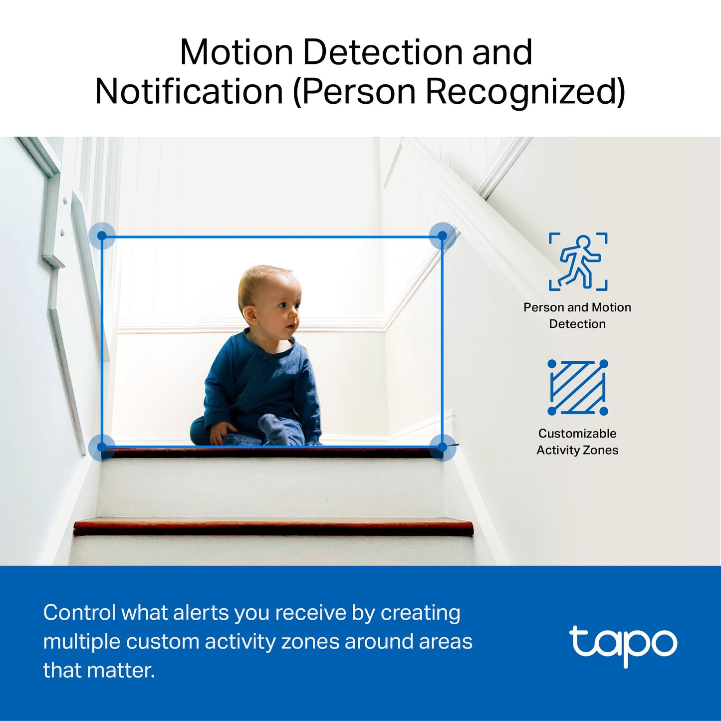 Tapo 1080P Indoor Wired Security Camera - Works as a Baby Monitor & Pet Camera, Motion Detection, 2-Way Audio, Siren, Night Vision, Subscription-Free Local Storage or Optional Cloud, C101