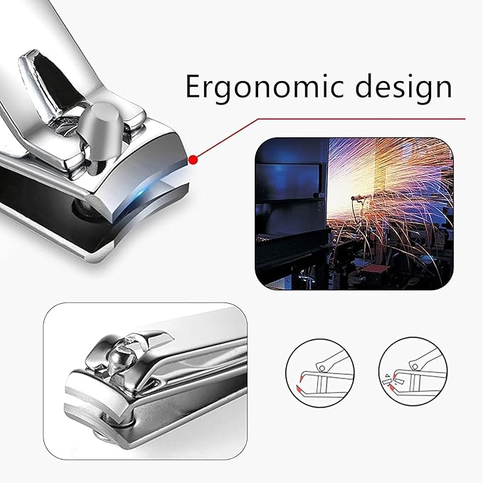 Nail Clippers for Women Manicure Kit for Women Men Manicure Set Nail Clipper Set Toenail Fingernail Travel Nail Clippers Kit Personal Care Tools with Travel Case Manicure Tools Grooming Kit Gifts