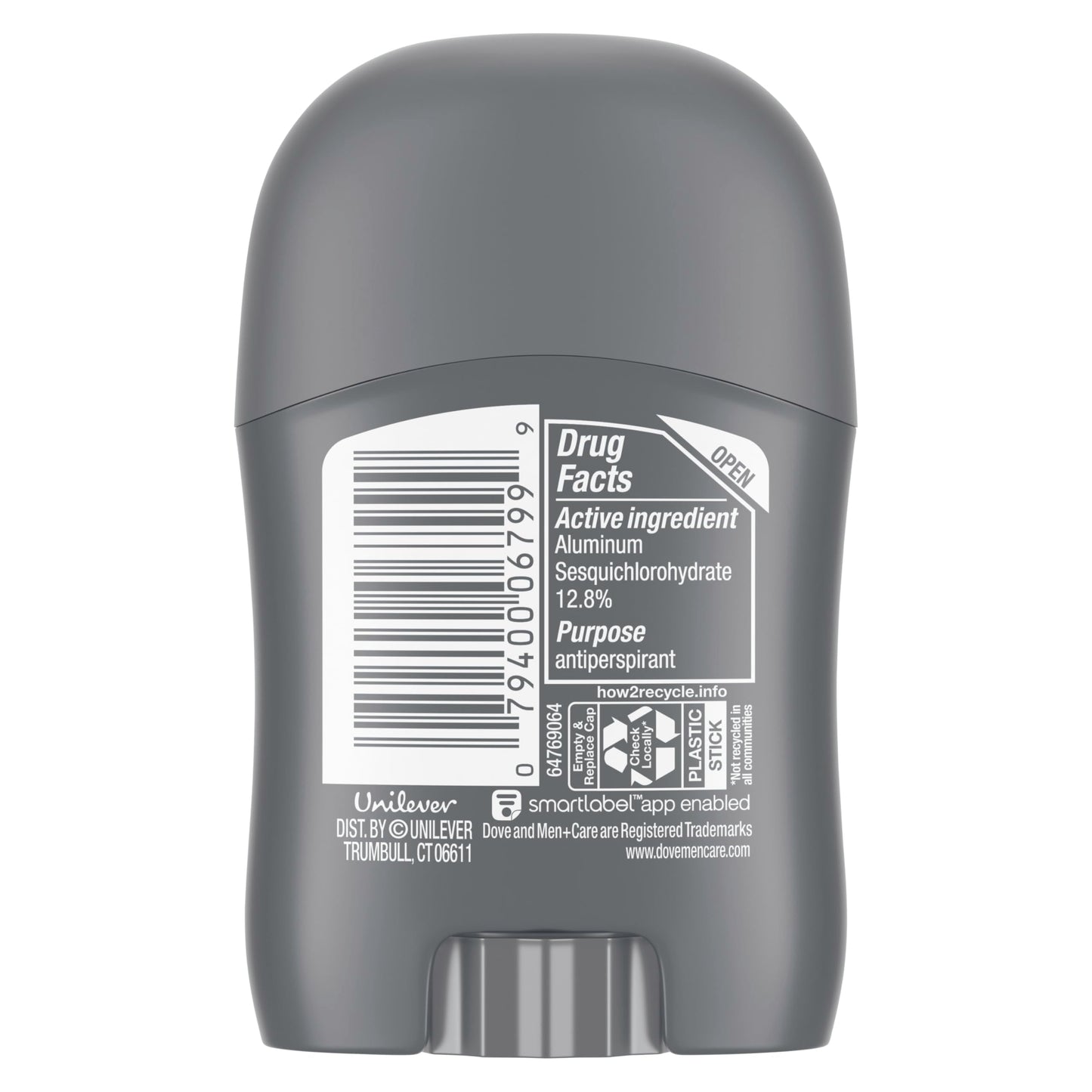 Dove Men+Care Clean Comfort Antiperspirant, 36-Pack – Men’s Mini Deodorant, Travel Size, Bulk, 72H Protection, 0.5 Oz Ea