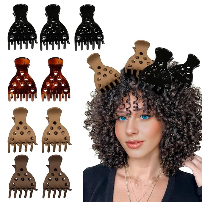 10 Hair Volume Clip，Root Clips for Curly Hair Volume and Claw Clips for Thick Hair, Root Lifter for Bounce Curl