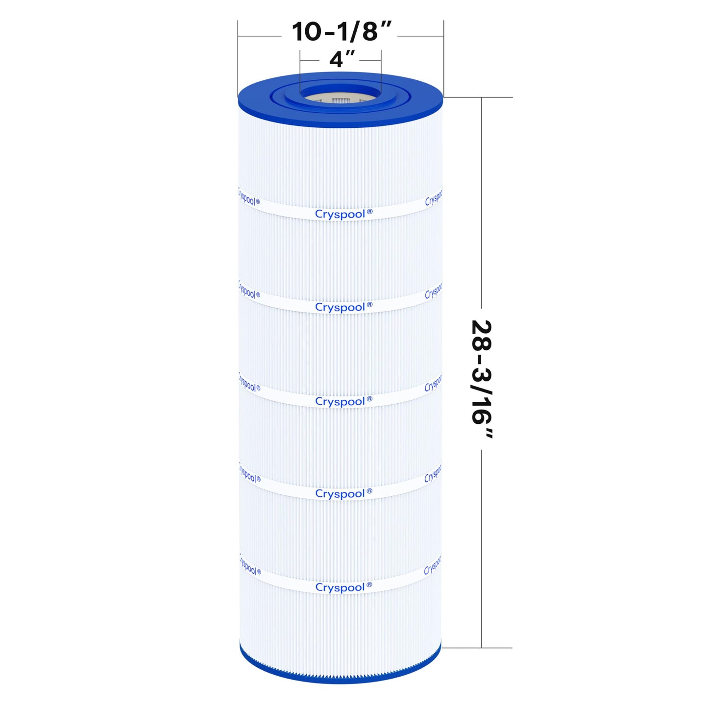 Cryspool® C200S Filter Compatible with CX200XRE, SwimClear C200S, C200S, C-9442, PA200S, 200 Sq. Ft Pool Filter Cartridge, 1 Pack