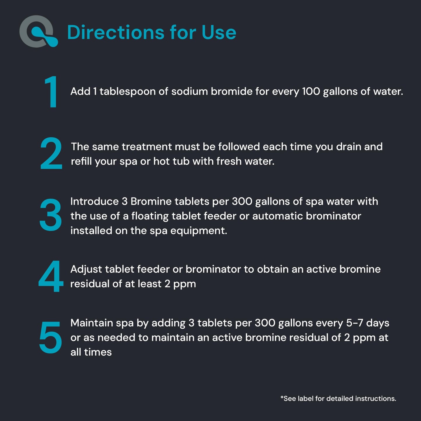 AquaDoc Bromine Tablets and Booster Bundle for Spa Hot Tubs - Includes 1.5lb Spa Tablets and 1lb Bromine Booster - Made in USA