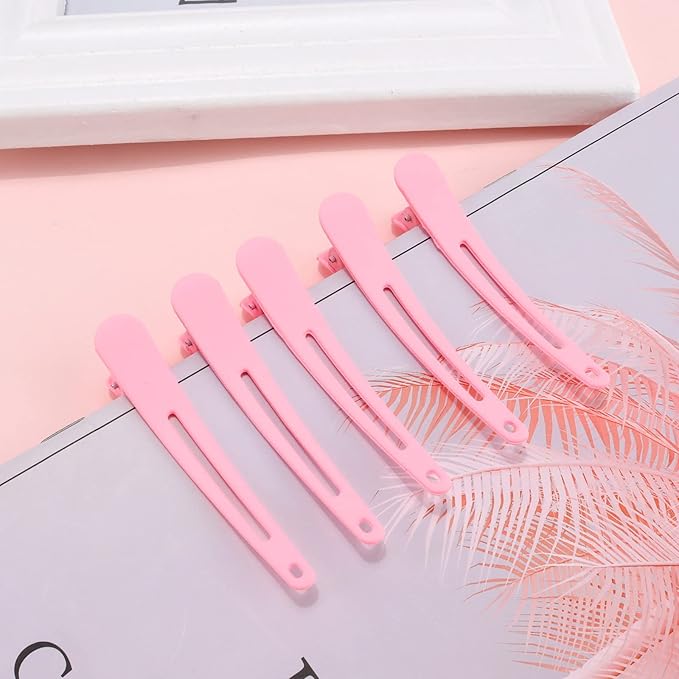 YISSION 12 PCS Hair Clips for Styling Sectioning, 3.1 Inch Matte Alligator No Crease Duck Billed Hair Clips, Hair Barrettes for Women Girls