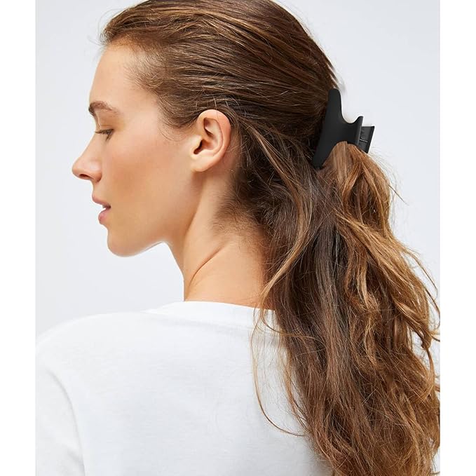 Hair Clips for Styling Sectioning 12 Pack Black Butterfly Clamps Hair Claw Clips Pro Salon Hair Clips for Styling, Sectioning, Cutting and Coloring