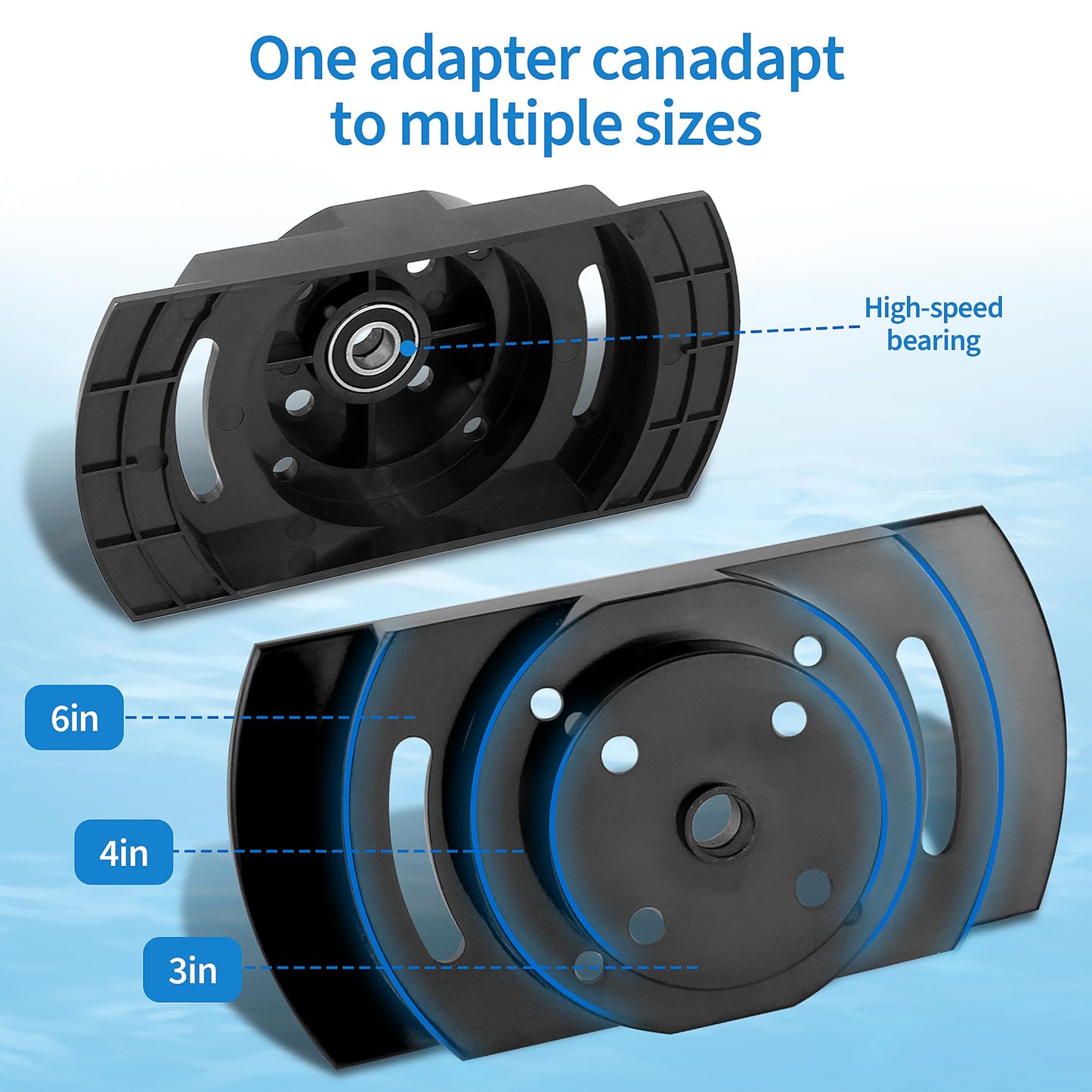 Pool Filter Cleaning System and Cleaner Stand Solid Aluminum Shaft- Compatible with 3，4，and 6 Inch Filter Cartridges，Dual Use Stand Design for Vertical & Horizontal