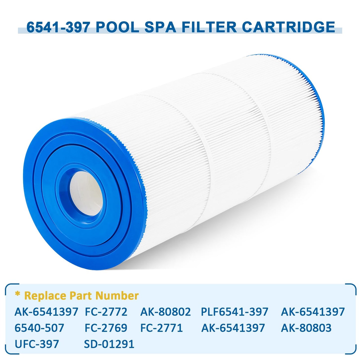 6541-397 Pool Spa Filter Compatible with 2009-2023 Sundance 880 Spa Filter (Outer 6473-165 and Inner 6473-164), Replacement for Sundance 880 Filter, Optima/Maxxus/Cameo/Aspen/Marin 880 Spa Filter