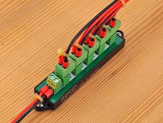 16Amp 300V 2x6 Position Pluggable Terminal Block Distribution Module. OONO D-1652GP