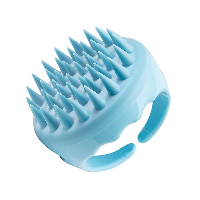 Hair Scalp Massager and Shampoo Brush - 2-Pack Silicone Scalp Scrubber for Shower and Dandruff Removal - Ergonomic Design Hair Brush for Wet and Dry Use - Encourages Hair Growth