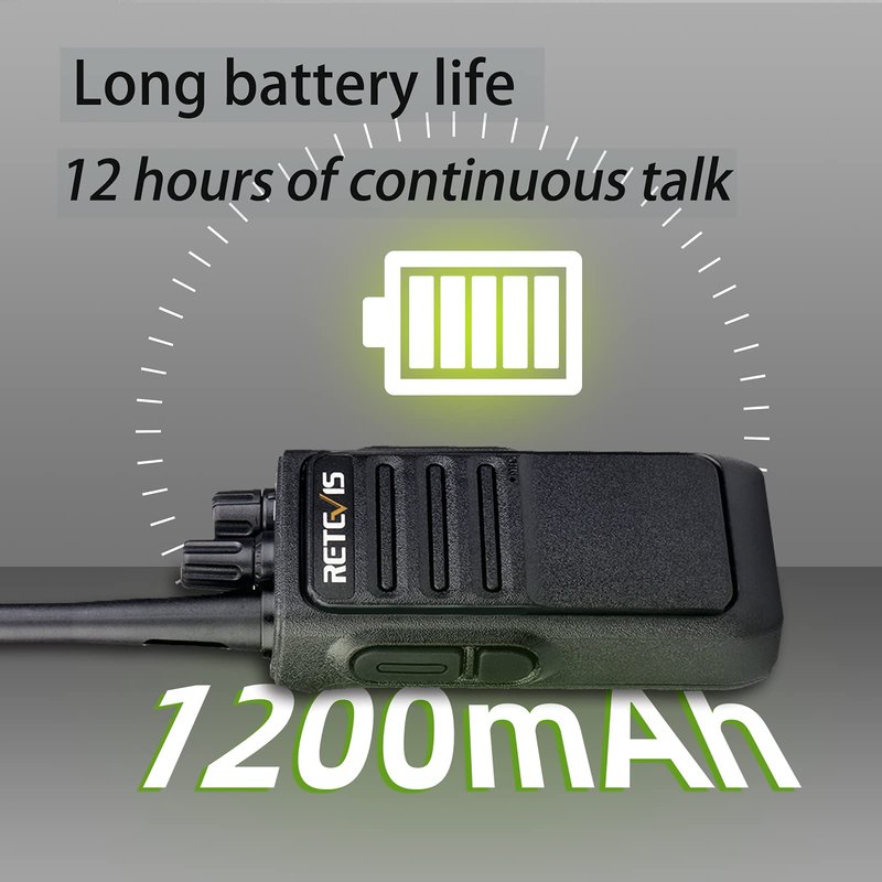 Retevis RT17 Walkie Talkies Long Range for Adults,Rechargeable 2 Way Radios with USB Charger Base, Lightweight Two Way Radio with 1200mAh Battery, Handsfree for Family Skiing Hunting Gifts(4 Pack)