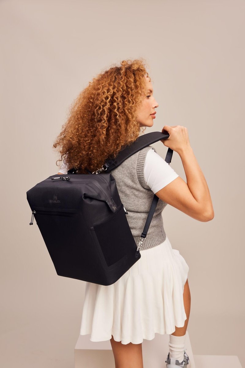 Stanley All Day Madeleine Midi Backpack Soft Cooler 14.8 Quarts | 20 Can Cooler with Handle and Shoulder Straps | Stays Cold for a Day | Insulated Travel Bag with Zipper | BPA-Free | Lilac
