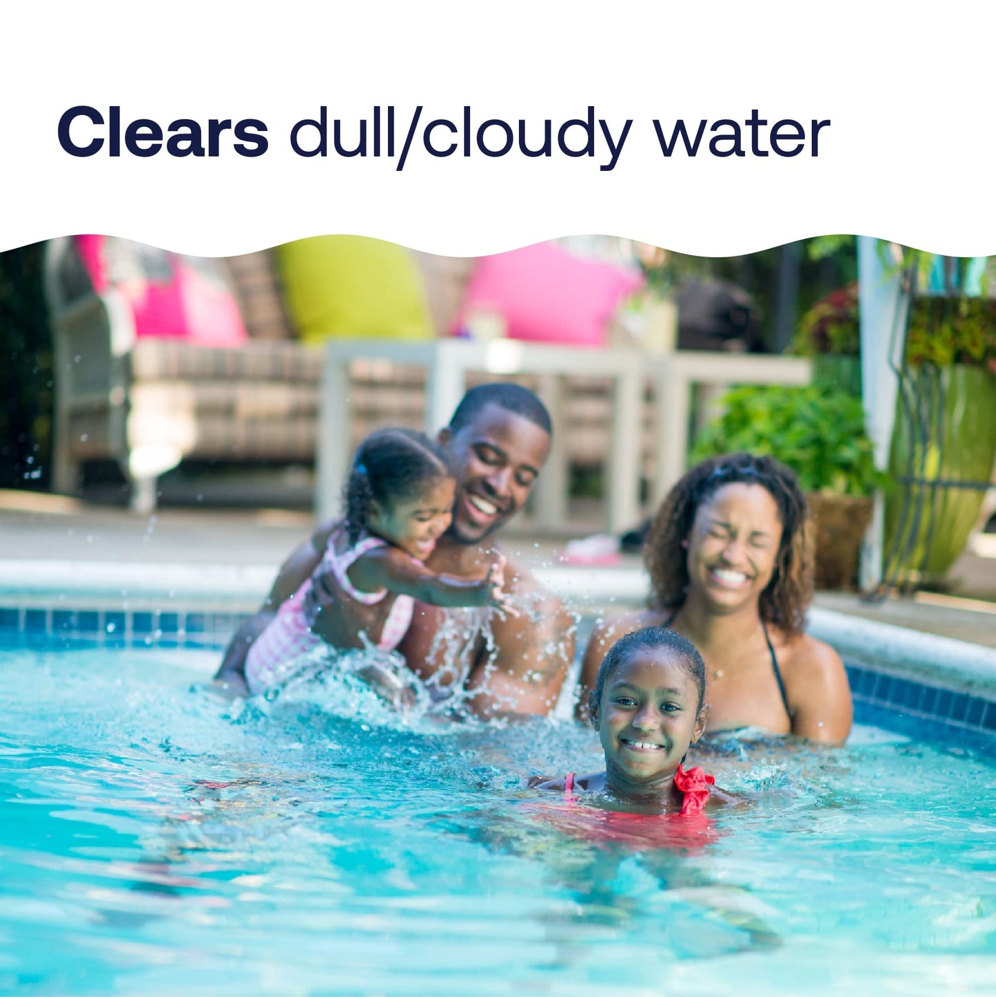HTH 67080 Swimming Pool Care Drop Out Flocculant - Clears Cloudy Water Fast