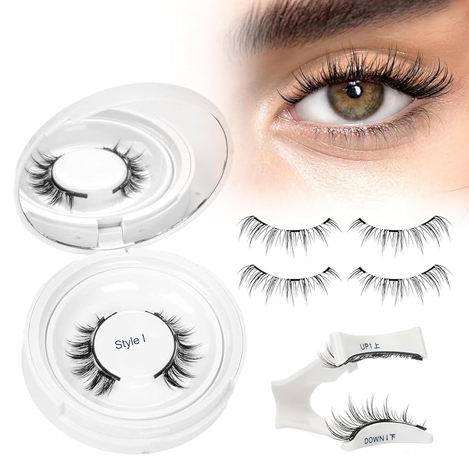 Higu clace Magnetic Eyelashes Magnetic Lashes with Applicator Soft Magnetic Eyelashes Natural Look PestaÃÂ±as MagnÃÂ©ticas No Need Glue Easy to Wear and Remove PestaÃÂ±as MagnÃÂ©ticas Naturales(I04)
