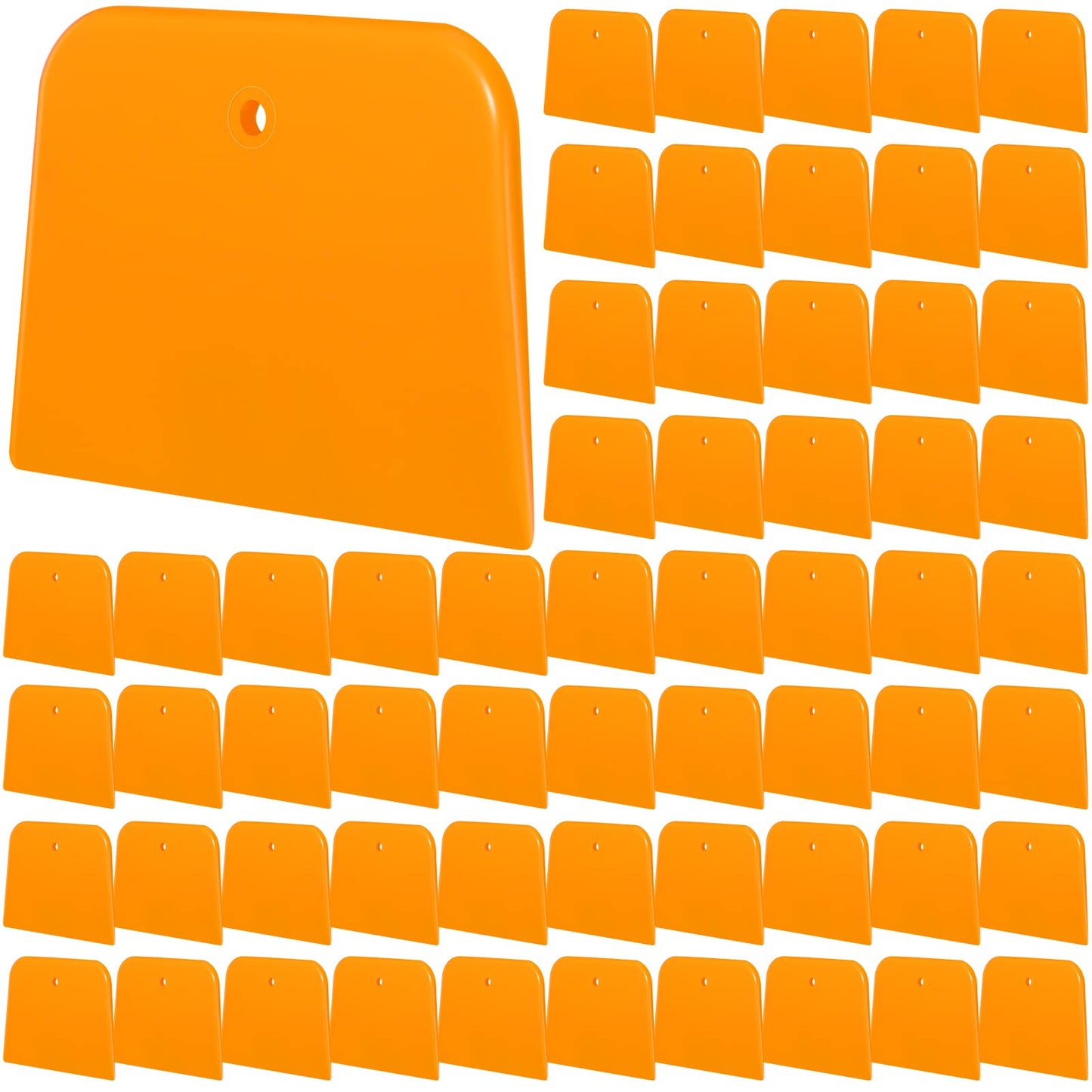 Frienda 60 Pcs Body Filler Spreaders Plastic Tools for Automotive Applying Putties Glazes Caulks and Paint (3.5 x 2.6 x 3.9 in)