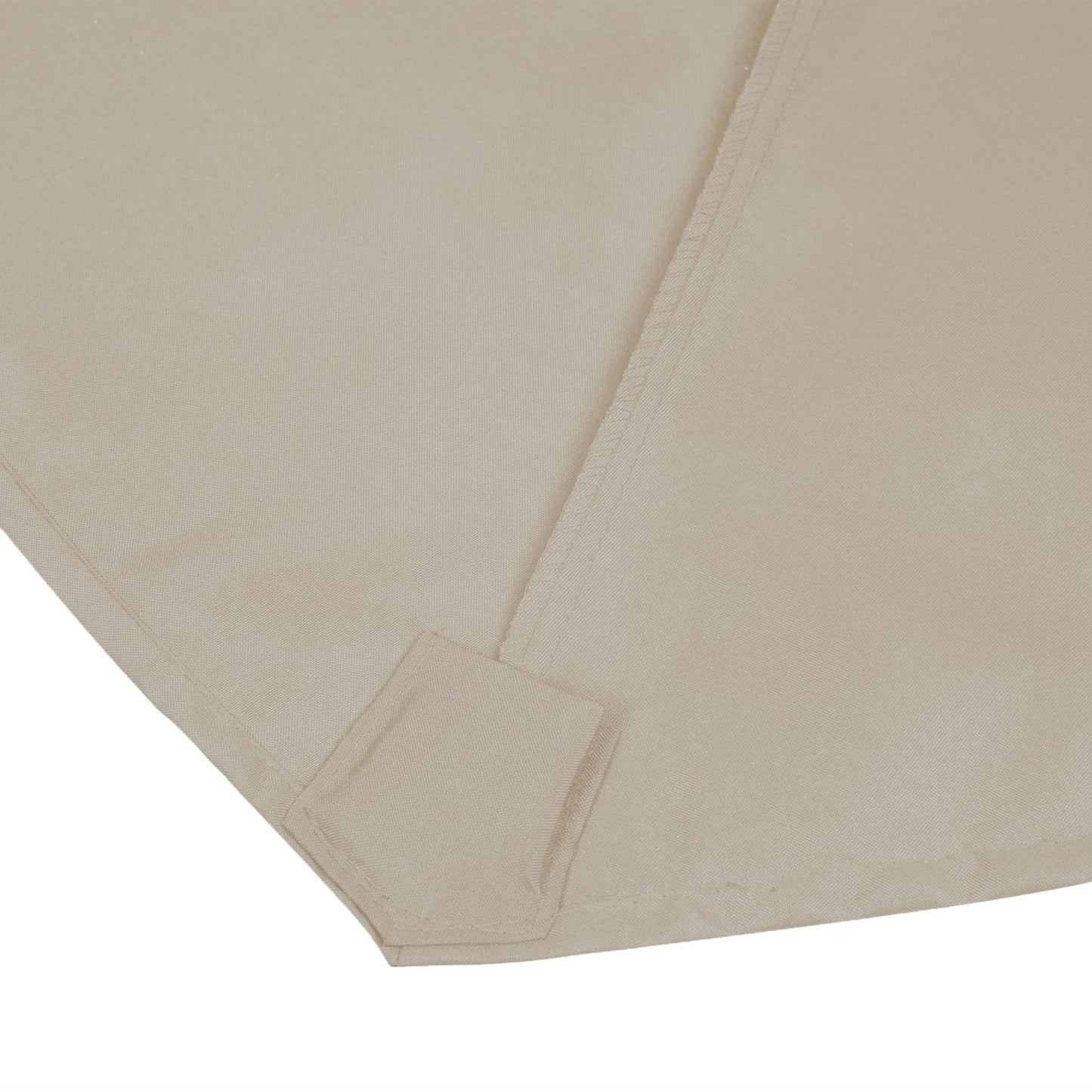 Sunnyglade 9ft Patio Umbrella Replacement Canopy Market Umbrella Top Canopy with 8 Ribs (Light Brown)