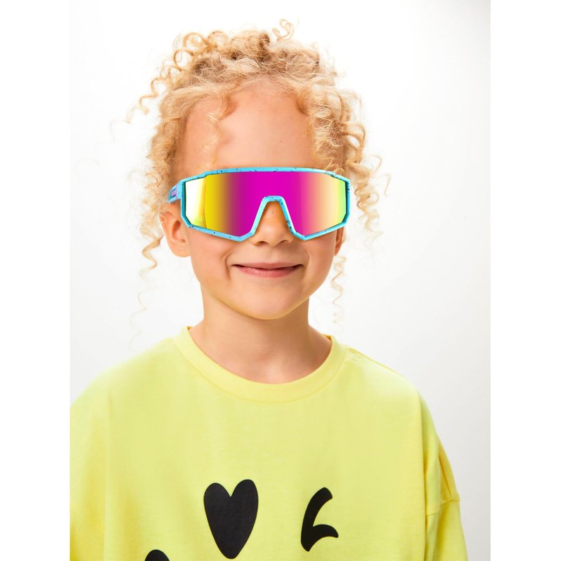 Derowern Youth Baseball Sunglasses, Kids Polarized Sports Sun glasses, Lightweight TR90 Frame UV400 Protection Outdoor Glasses for Boys Girls Softball Cycling Golf