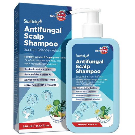 Swiftalyn Scalp Ance Shampoo for Men & Women – Sulfate-Free Formula