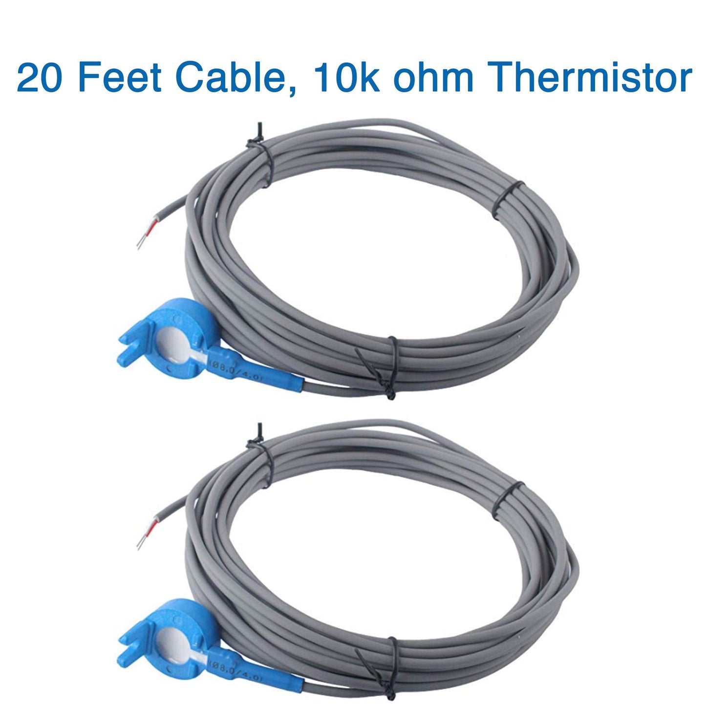AR-PRO 520272 Air/Water/Solar Temperature Sensor with 20-Feet Cable Replacement Pool/Spa - 2 Pack