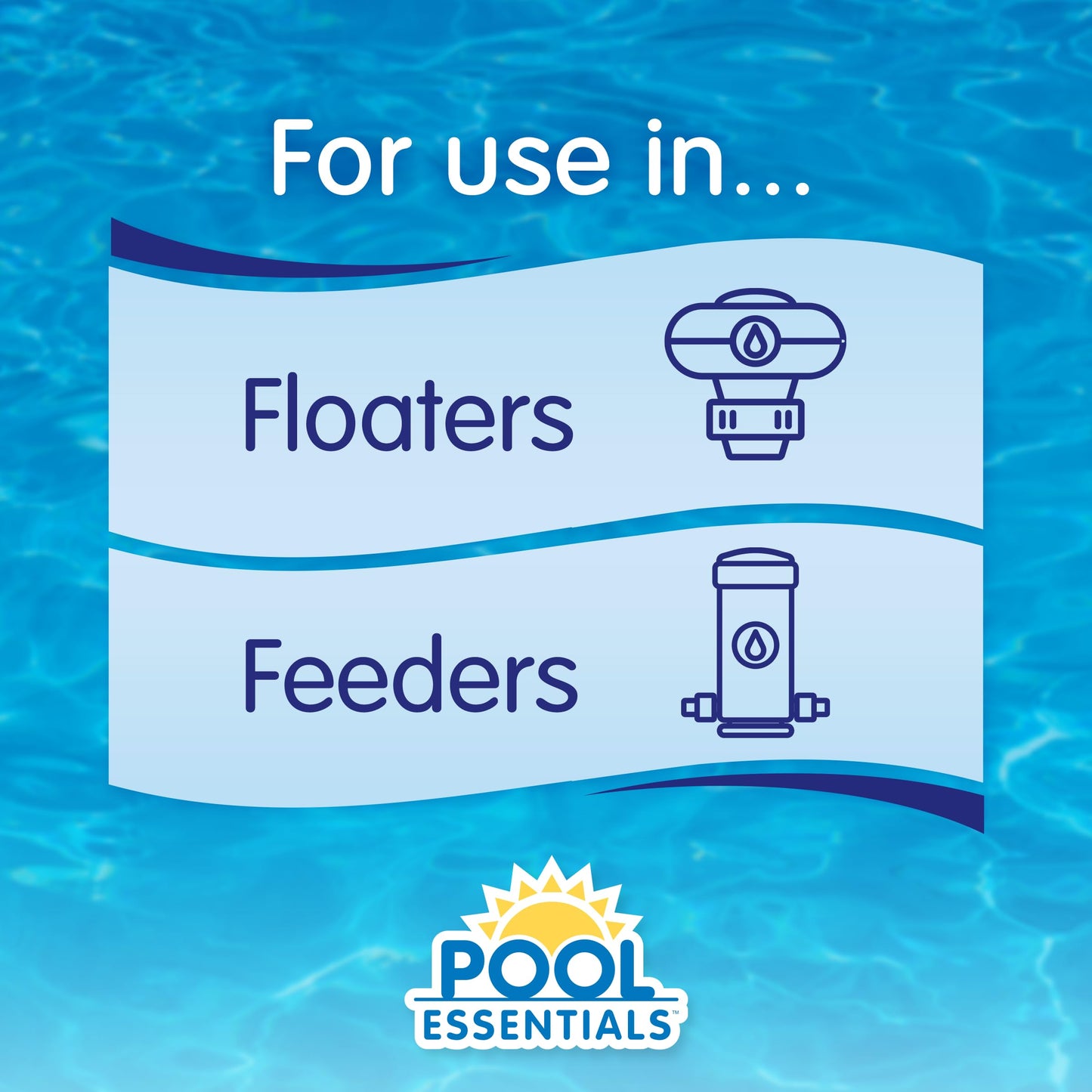 Pool Essentials 1" Swimming Pool Chlorinating Tablets, Kills Bacteria & Controls Algae, 1.5LB
