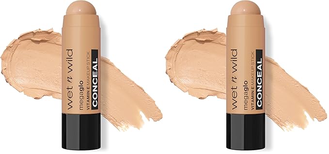 Wet n Wild MegaGlo Makeup Stick Conceal and Contour Neutral You're A Natural,1.1 Ounce,809 (Pack of 2)