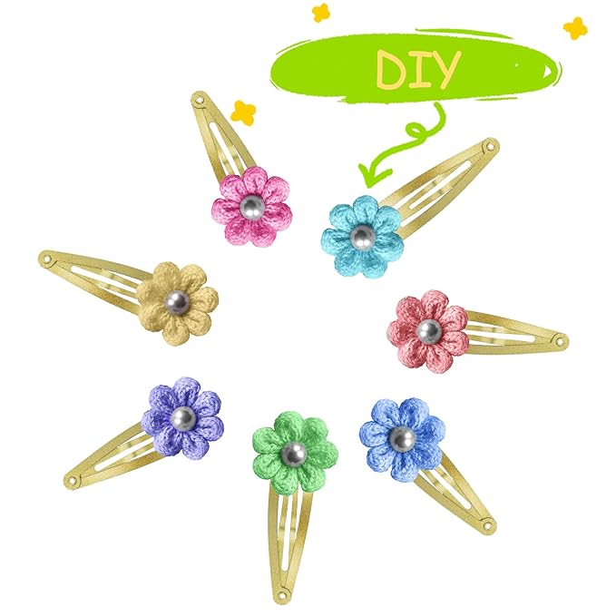 120 Pack Gold Metal Snap Hair Clips - Non-Slip Hairpins Barrettes for Women & Girls, Secure Braids, Updos, Buns - Durable & Lightweight (Plastic Storage Box Included)