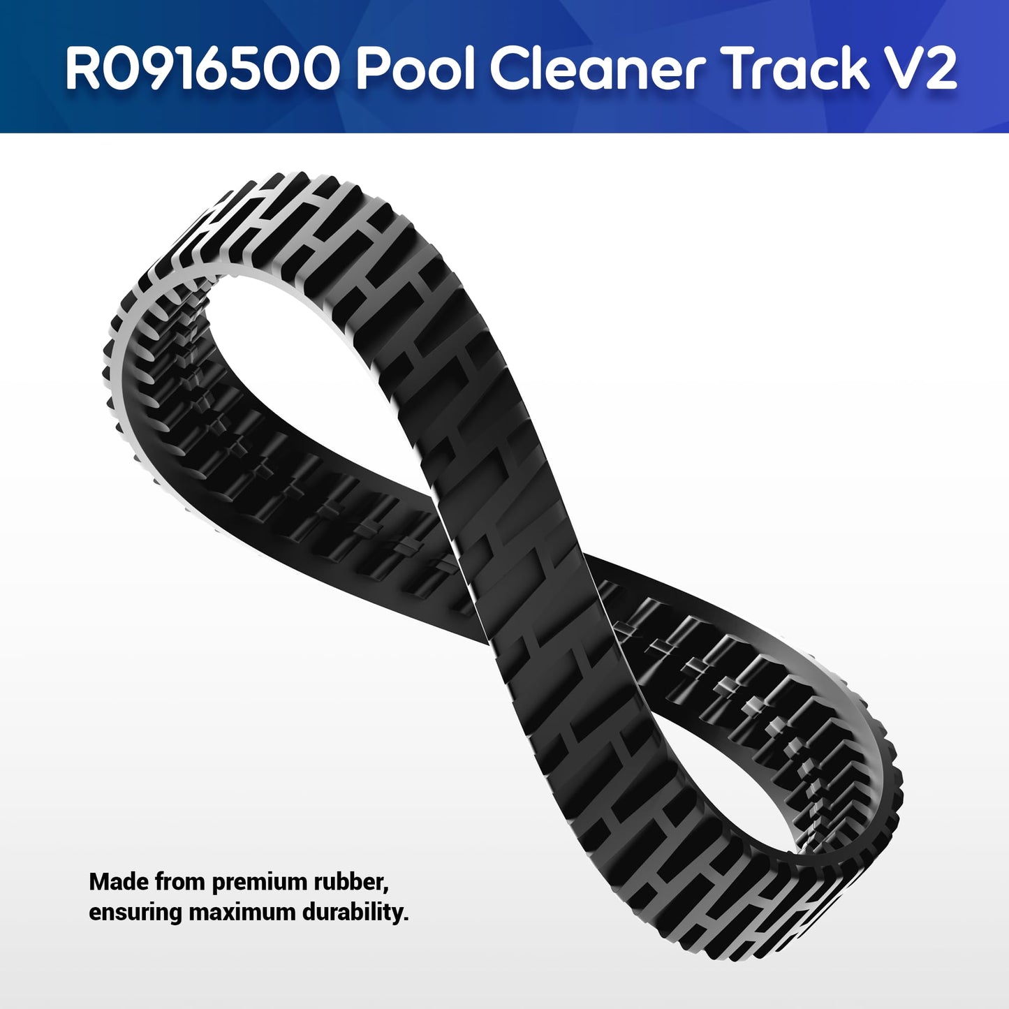 MUSCCCM 2 Pack R0916500 Pool Cleaner Track V2 Replacement for Polaris MAXX Suction Side Pool Cleaner