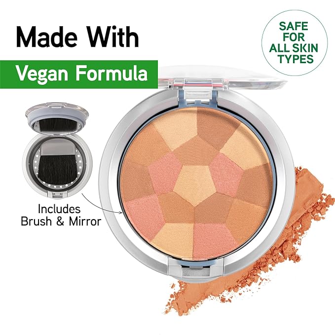 Physicians Formula Powder Palette Multi-Colored Blush, Silky Smooth Formula, Hypoallergenic, Blends Easily Without Irritation Ã¢ÂÂ Blushing Peach