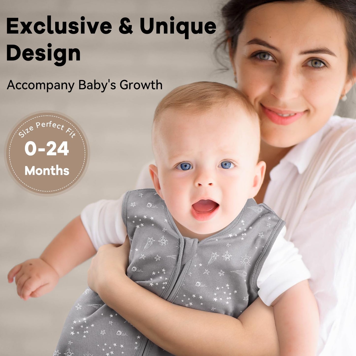 Unnivoll Baby Sleep Sack 6-12 Months 3 Pack 100% Cotton Lightweight 0.5 TOG Wearable Blanket Baby Sleep Bag with 2-Way Zipper for Newborn Infant Green