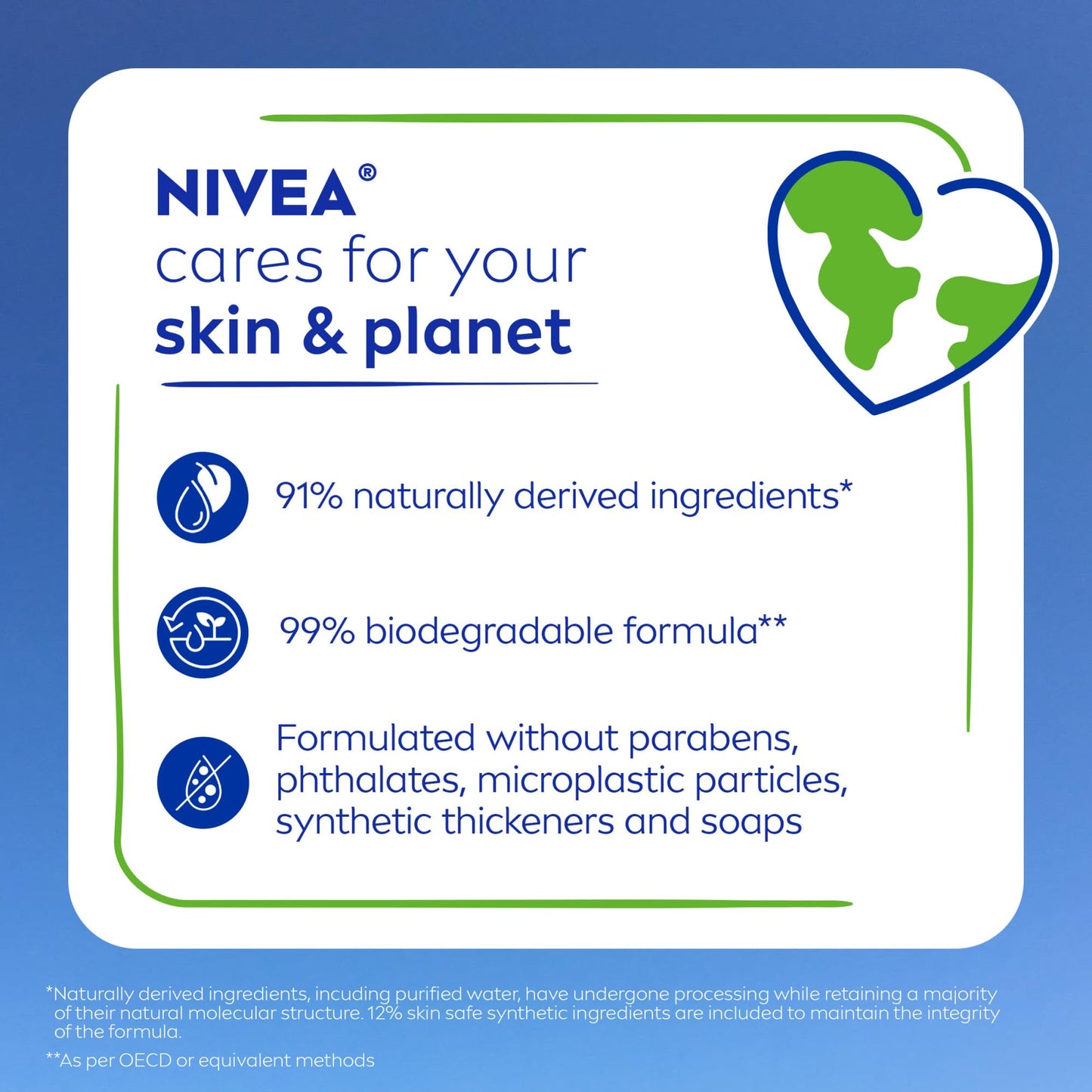 NIVEA Refreshing White Peach and Jasmine Body Wash with Nourishing Serum,Scented Body Wash for Women,Enriched with Provitamin B5 and Vitamin E,20 Fl Oz Bottle,(Pack of 6)