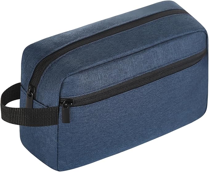 Travel Toiletry bag Toiletry bag for women men Hanging Cosmetic bag Travel accessories for Women Men (Navy blue)