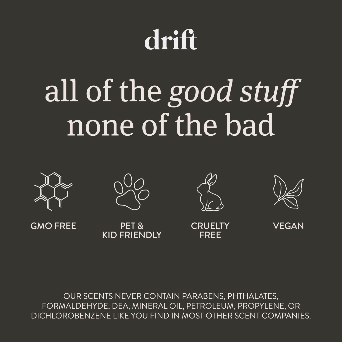 Drift Car Air Freshener - The Original Wood Air Freshener - Car Odor Eliminator - Long Lasting Scent - Metal Clip - Essential Oils - Clean Ingredients - Variety 3 Pack Refill - NO CLIP INCLUDED