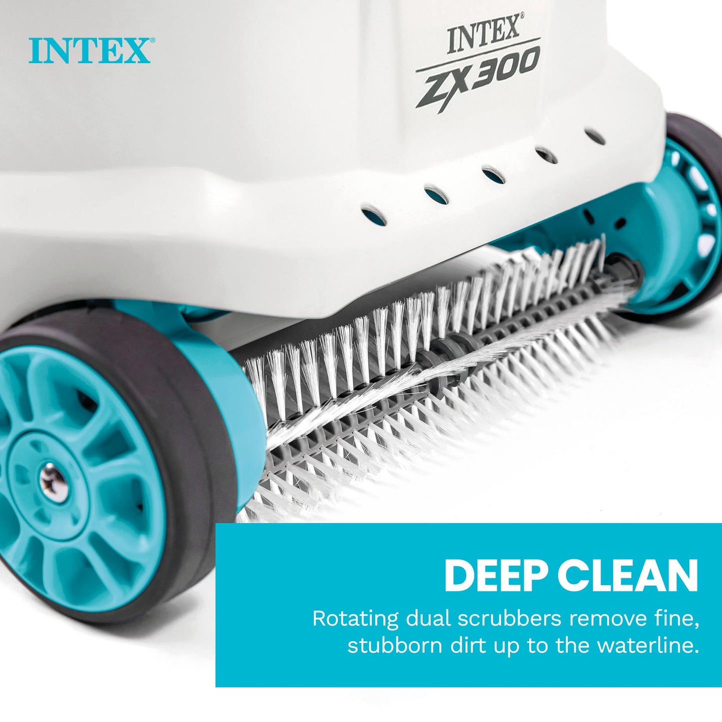INTEX Deluxe Pressure-Side Above Ground Automatic Pool Cleaner Vacuum - For Bigger Pools – Cleans Pool Floors and Walls – Removes Debris – Removable Filter Tray – 21ft Tangle Free Hose