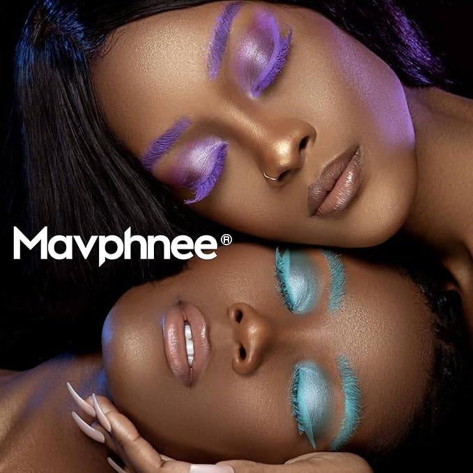 Colored Lash Extension Individuals 280 Pcs Colored Eyelashes Clusters 7 Colors Wispy 16MM 18MM Colorful Eyelash Extensions DIY at Home by Mavphnee
