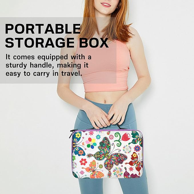 ZORETCO Diamond Painting Storage Box, 60 Slots Bead Storage Containers with Tools Kit for Diamond Art Accessories Beads Organizer Craft Jewelry